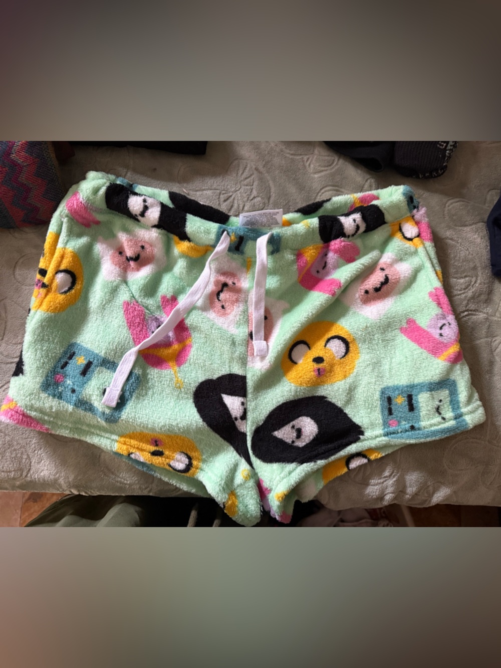 Cartoon Network Mint Green Plush Adventure Time Shorts